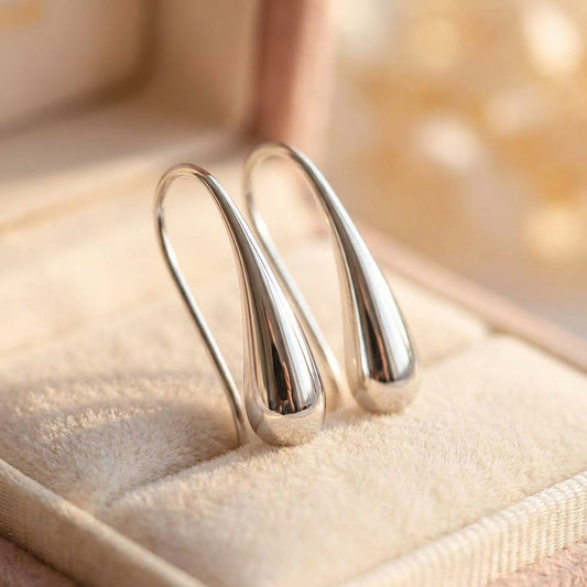 Classic Silver Drop Earrings