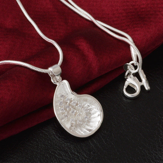 Classic Silver Pendant Necklace