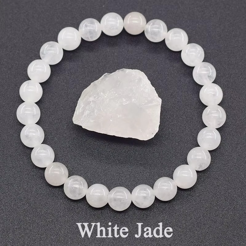 Classic White Jade Bracelet