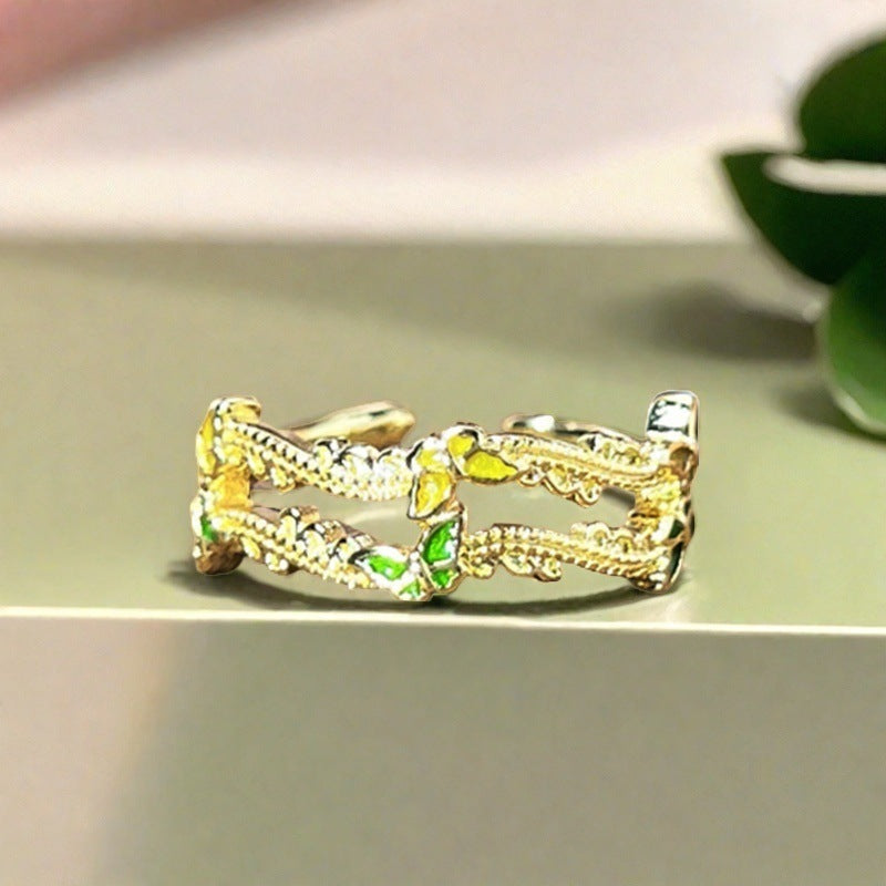 Colorful Butterfly Ring