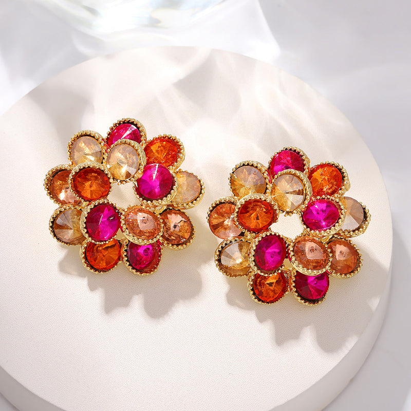 Colorful Crystal Earrings