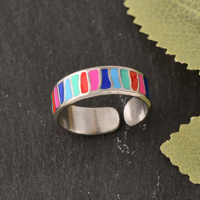 Colorful Enamel Ring