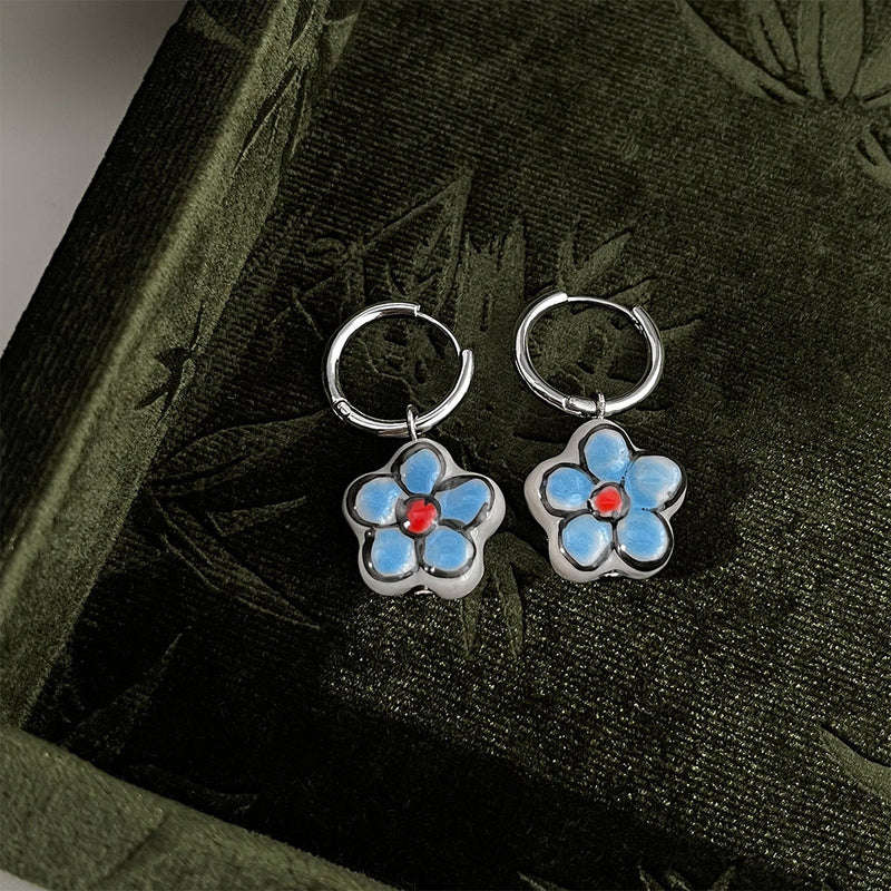 Colorful Flower Earrings