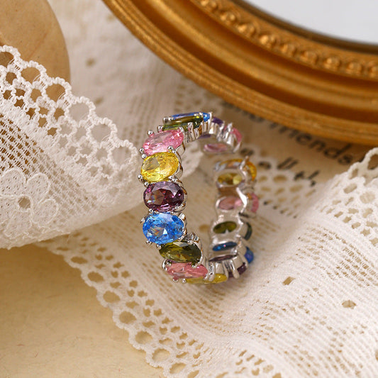 Colorful Gemstone Ring