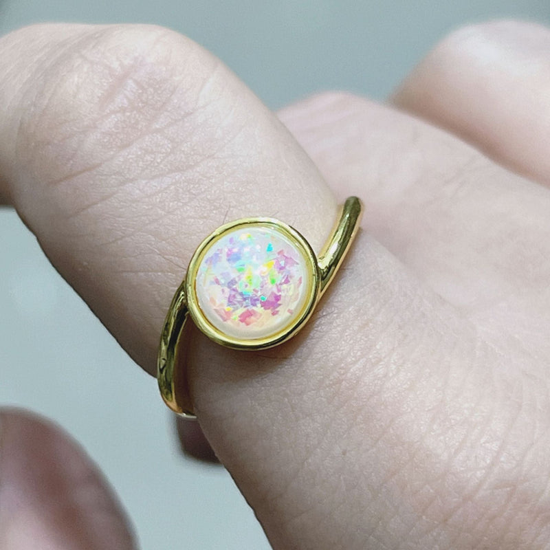 Colorful Opal Ring