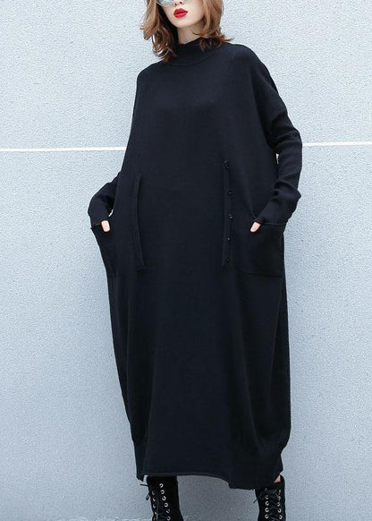 Cozy Two Ways to Wear Sweater Weather Moda Black Mujer Knit Dress Fall