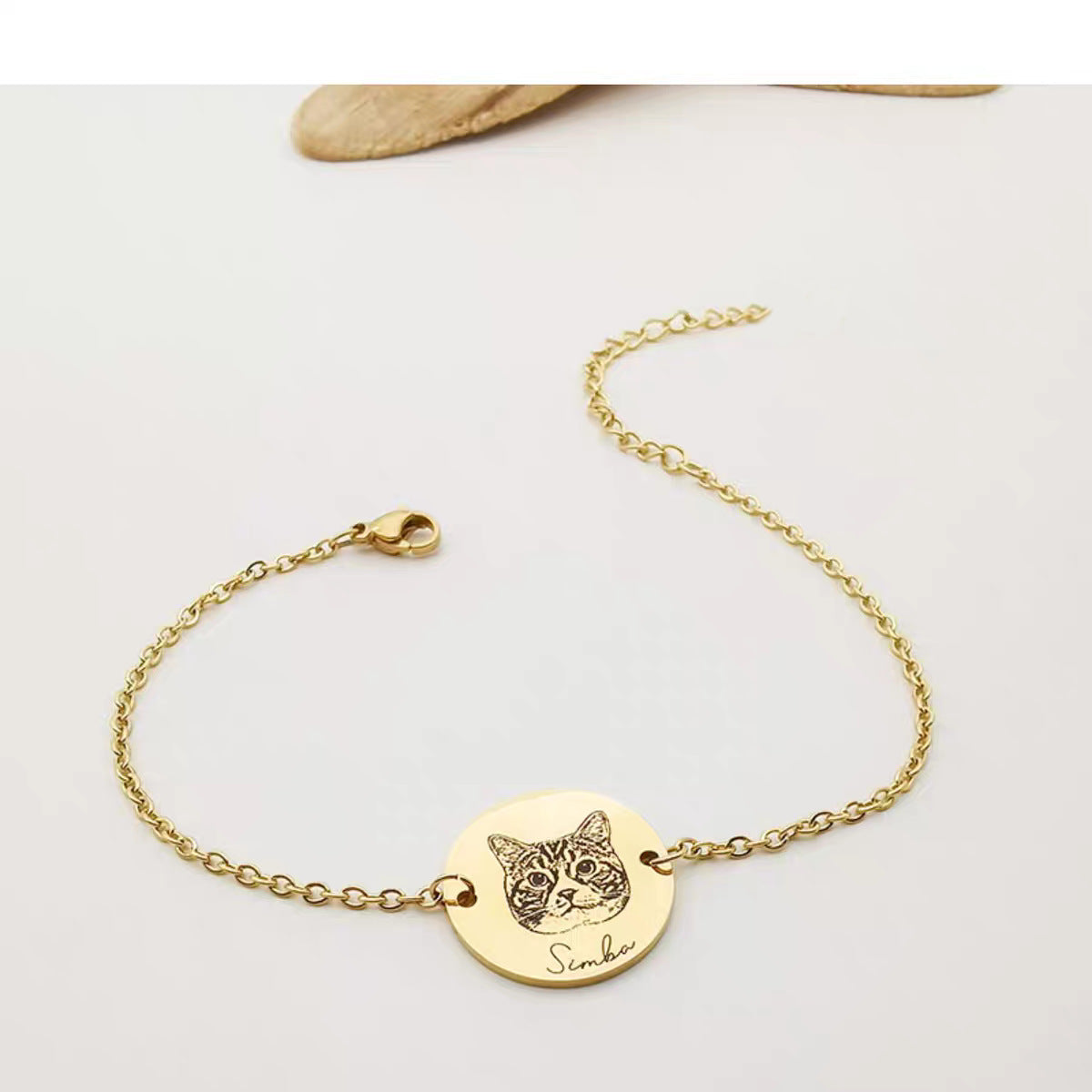 Custom Cat Portrait Bracelet