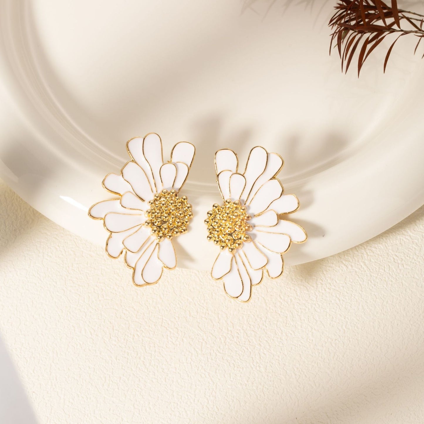 Daisy Flower Earrings