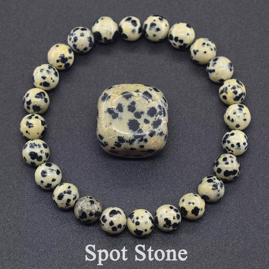 Dalmatian Stone Bracelet