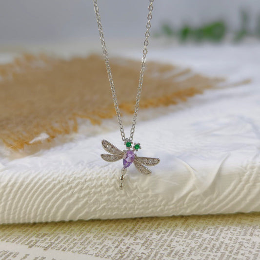 Delicate Dragonfly Necklace