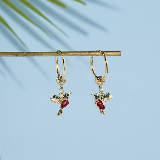 Delicate Hummingbird Earrings