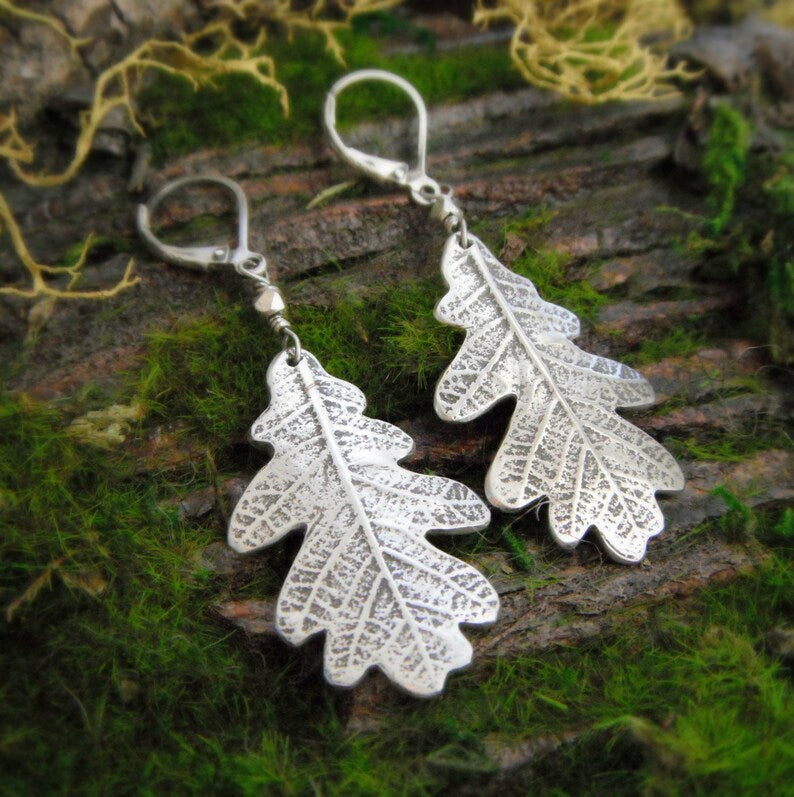 Delicate Leaf Earrings