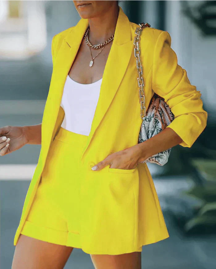 CD | Set blazer și pantaloni scurți