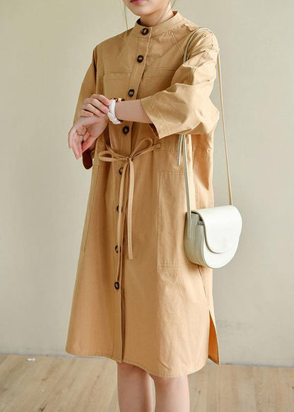 Button Down Holiday Cotton Dress