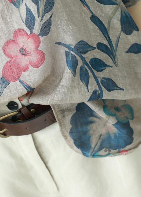 Polo Collar Cotton Long Shirts Design Blouse Summer