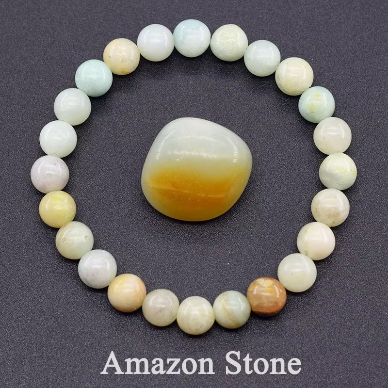 Elegant Amazon Stone Bracelet