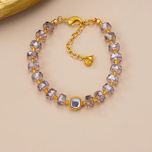 Elegant Amethyst Bracelet
