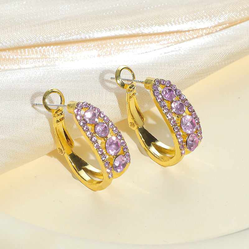 Elegant Amethyst Earrings
