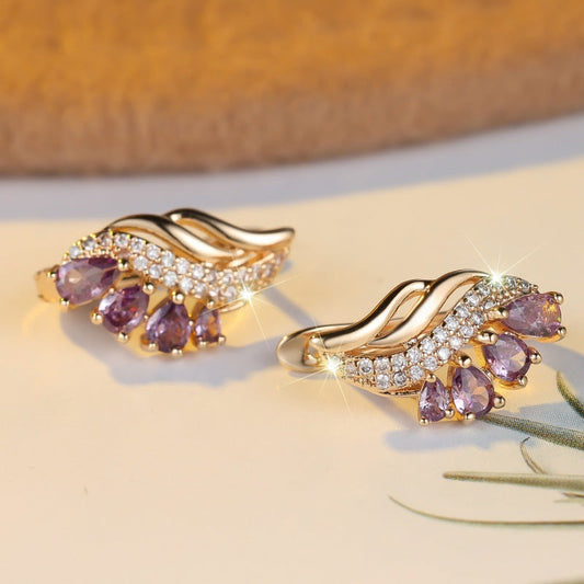 Elegant Amethyst Earrings