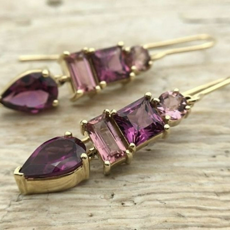 Elegant Amethyst Earrings