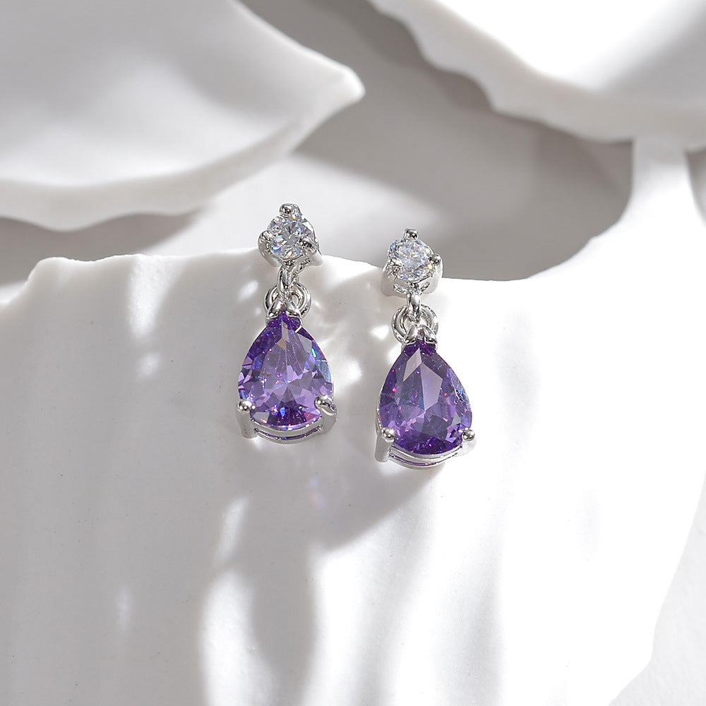 Elegant Amethyst Earrings