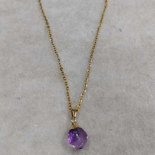 Elegant Amethyst Necklace