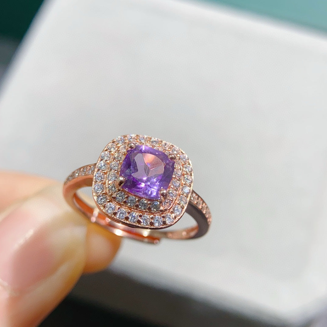 Elegant Amethyst Ring