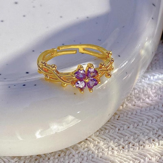 Elegant Amethyst Ring