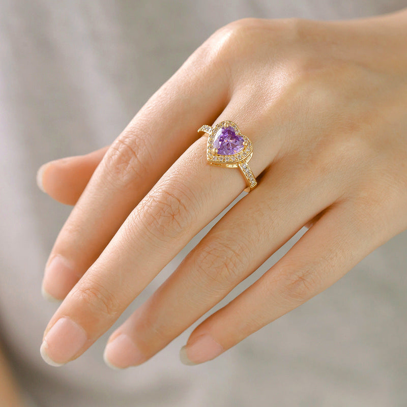 Elegant Amethyst Ring