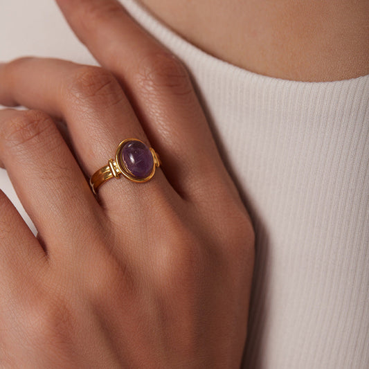 Elegant Amethyst Ring