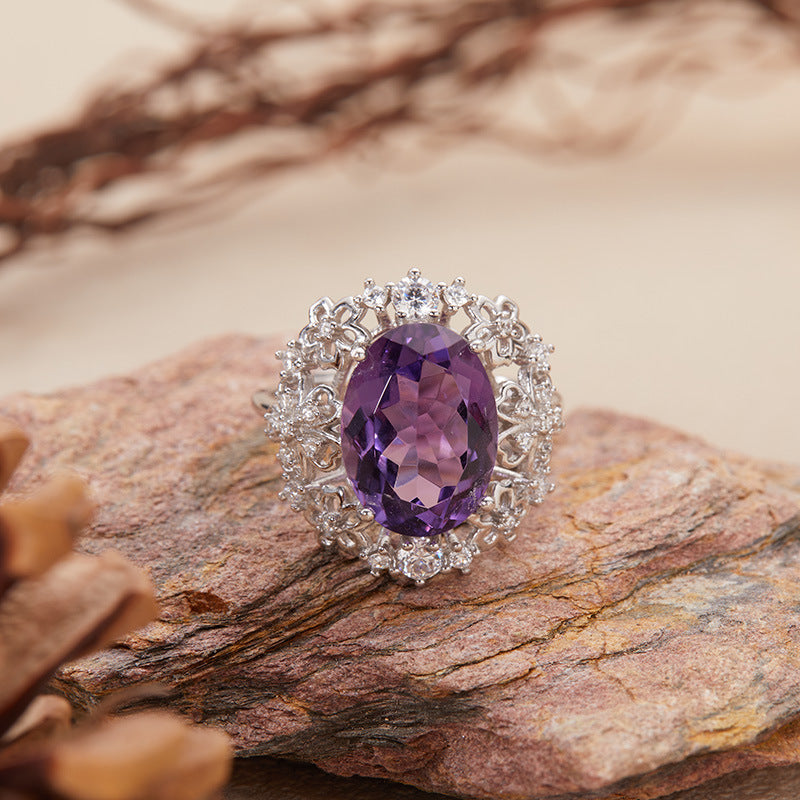 Elegant Amethyst Ring