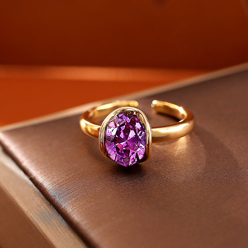 Elegant Amethyst Ring
