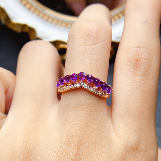 Elegant Amethyst Ring