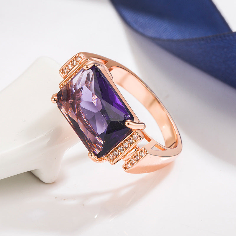 Elegant Amethyst Ring