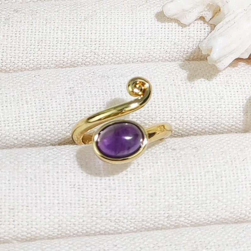 Elegant Amethyst Ring