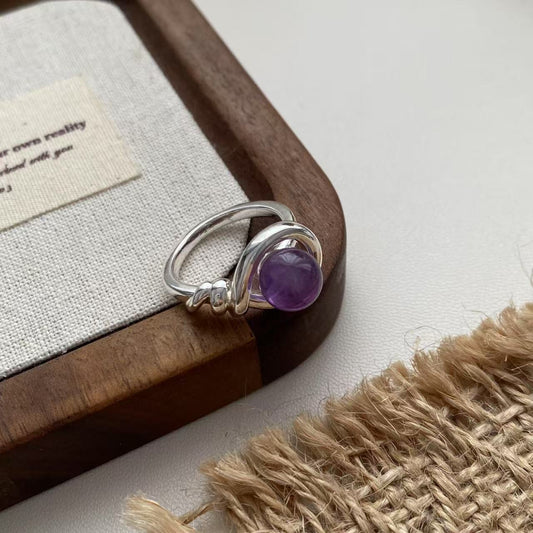 Elegant Amethyst Ring