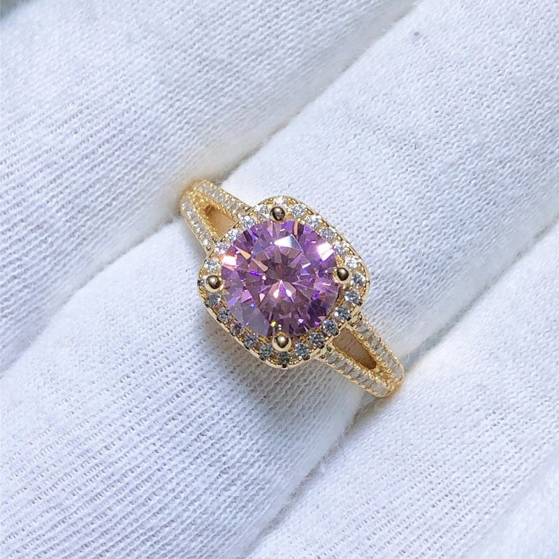 Elegant Amethyst Ring