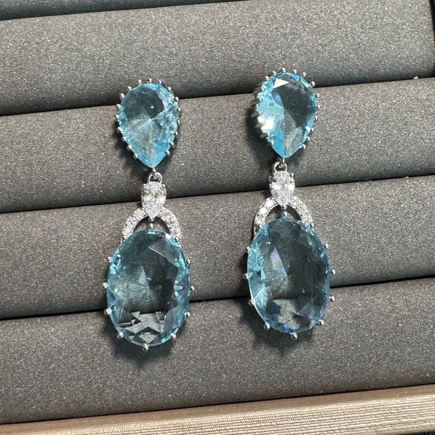 Elegant Aquamarine Earrings
