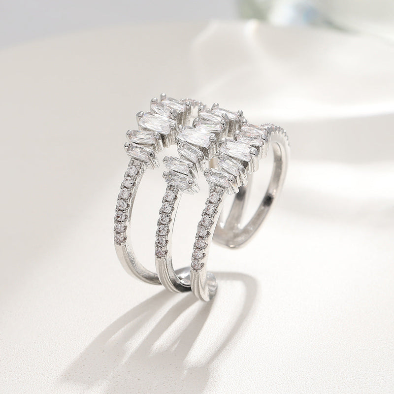 Elegant Baguette Diamond Ring