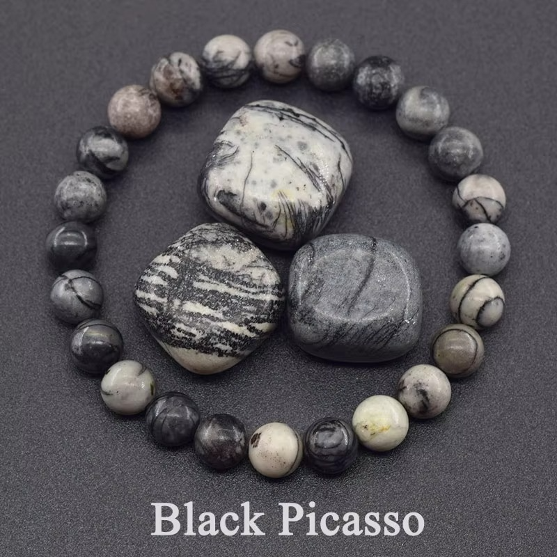 Elegant Black Picasso Bracelet