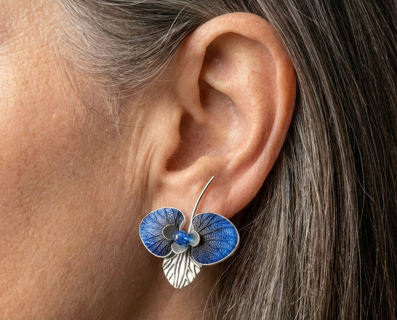 Blue Butterfly Earrings