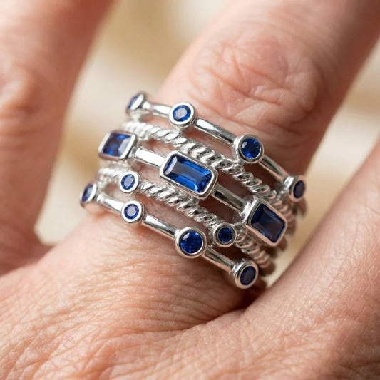 Elegant Blue Sapphire Ring