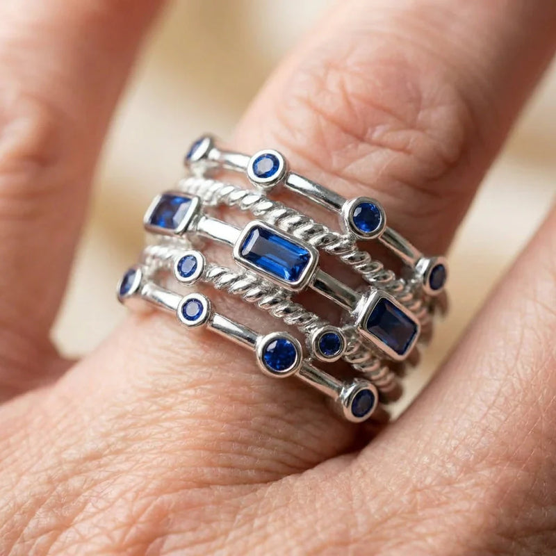 Elegant Blue Sapphire Ring