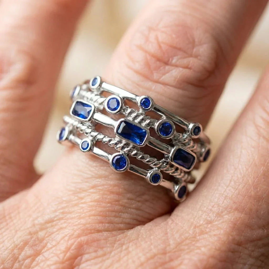 Elegant Blue Sapphire Ring