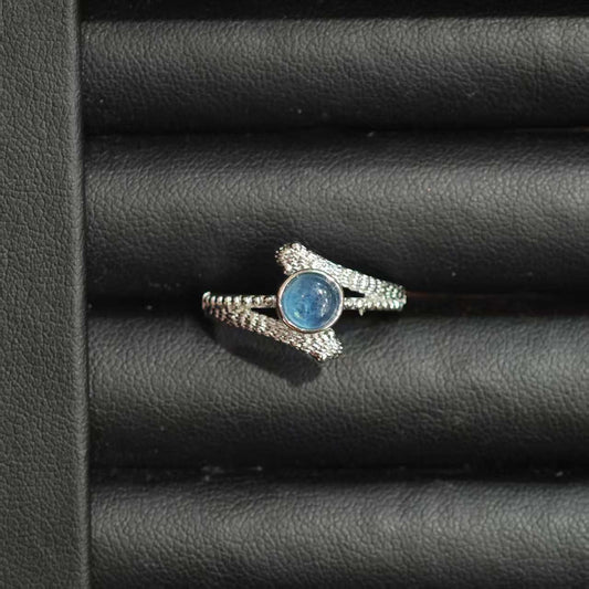 Elegant Blue Topaz Ring