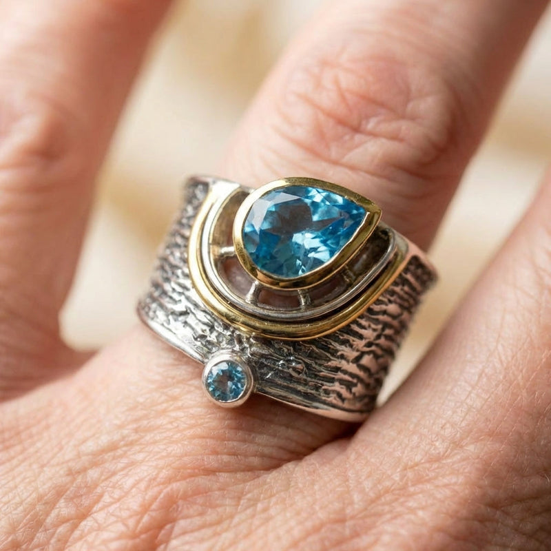 Blue Topaz Ring