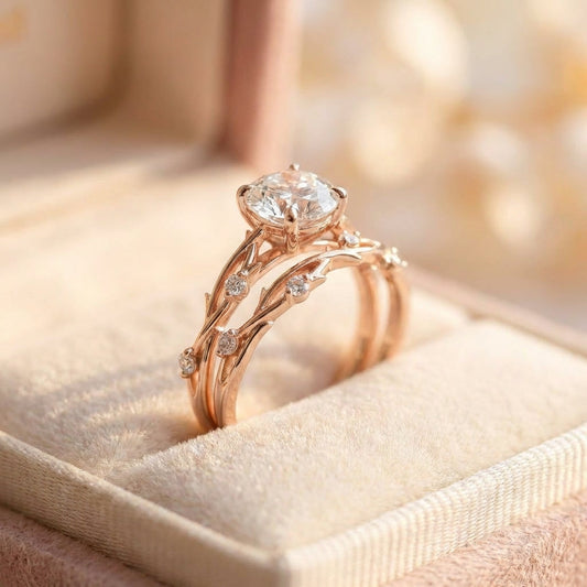 Elegant Branch Diamond Ring