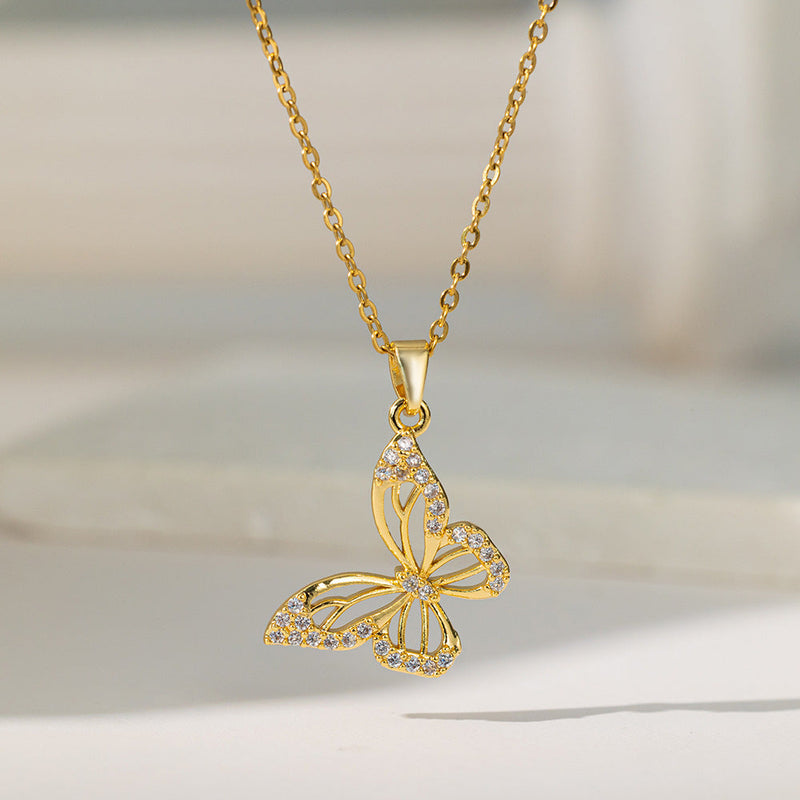 Elegant Butterfly Necklace