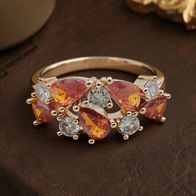 Elegant Citrine Ring