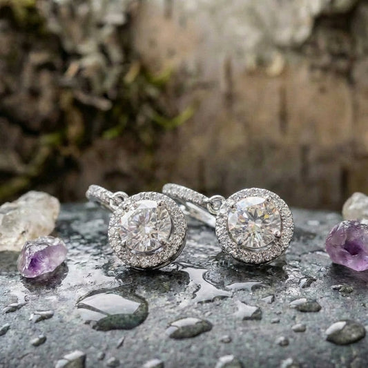 Elegant Crystal Dangle Earrings
